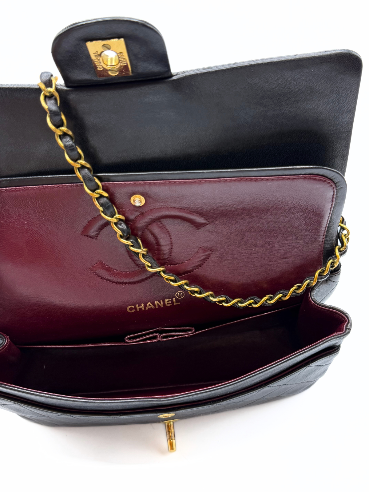 CHANEL | Timeless 2.5 Double Flap Vintage Black