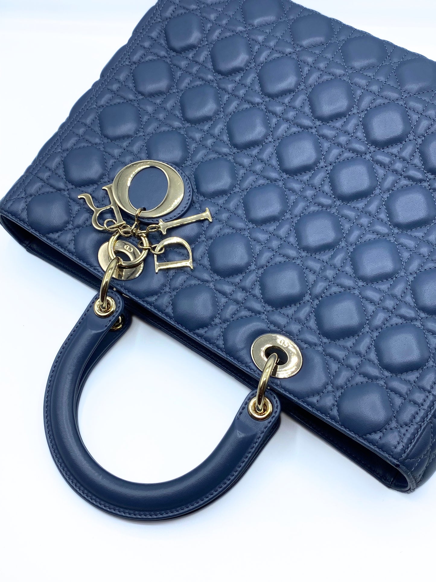DIOR | Lady Dior Large Blue