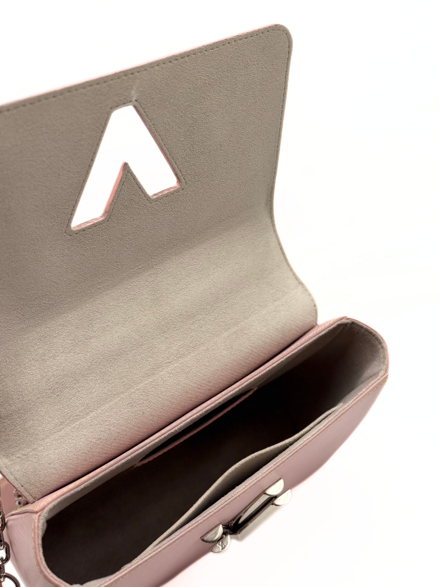 LOUIS VUITTON | Pink Epi Leather Twist MM Shoulder Bag