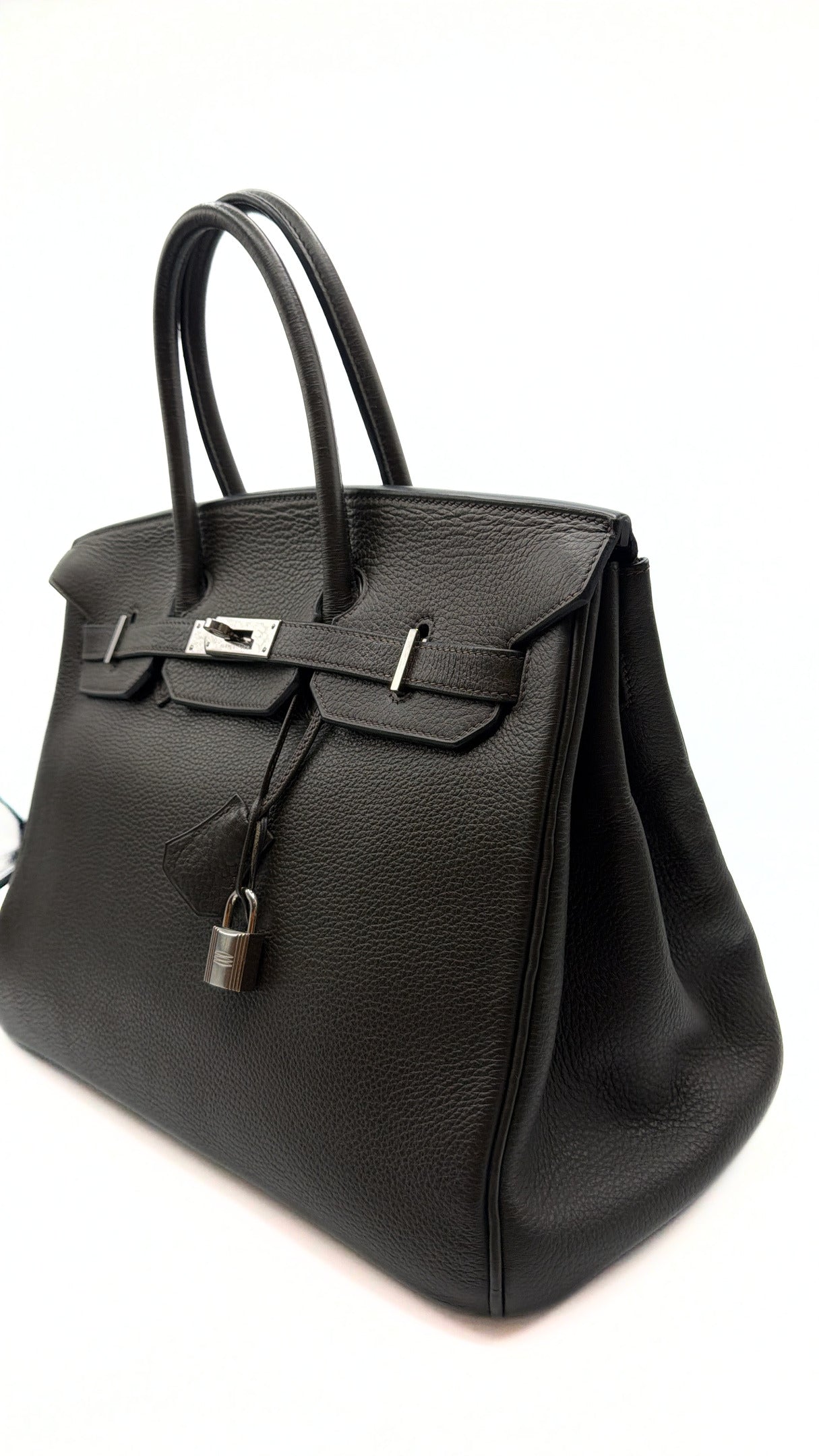 Hermès| Birkin 35 Graphite Clémence Palladium Hardware