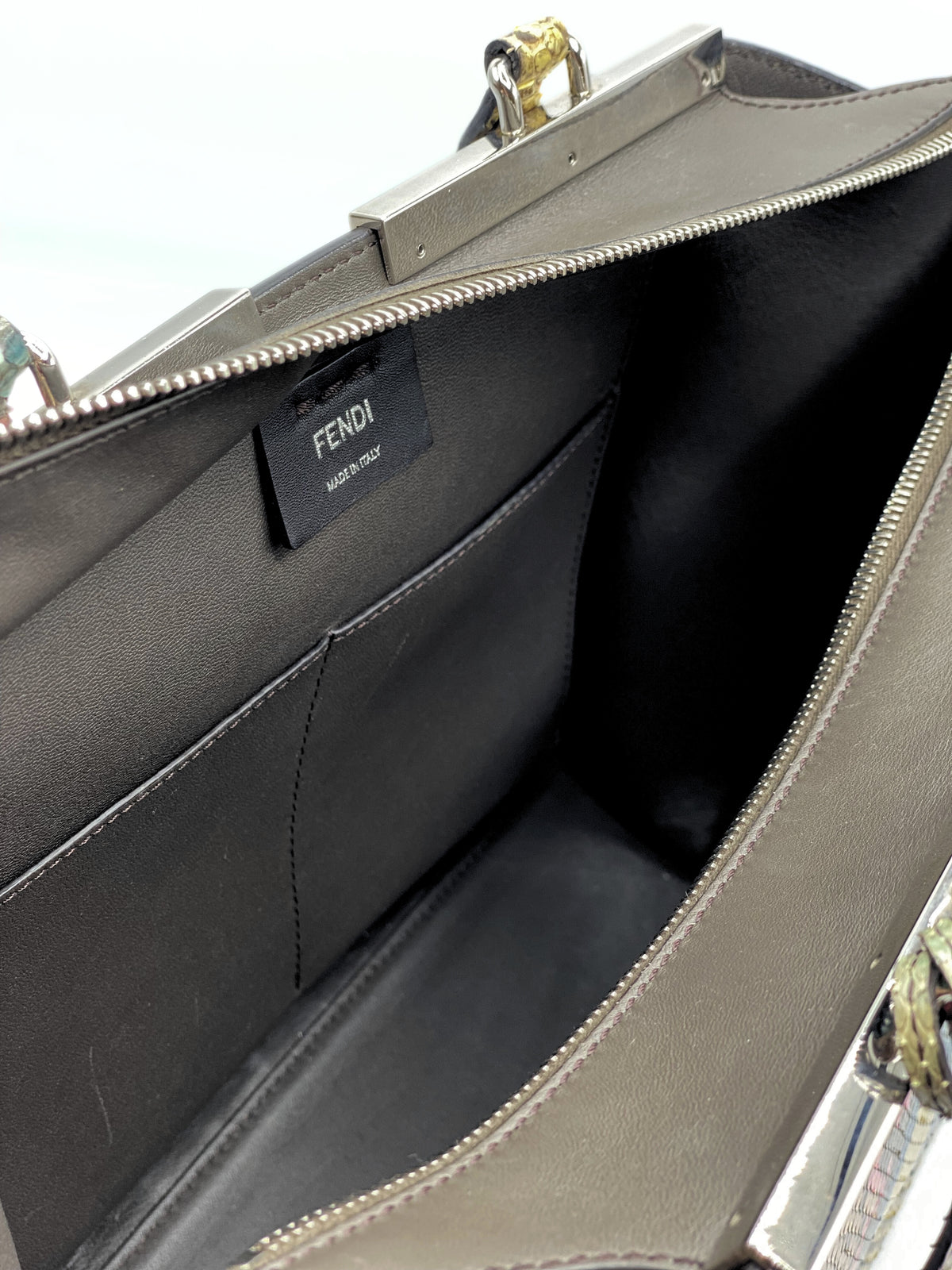 FENDI | 3Jours Python Leather Tote Bag