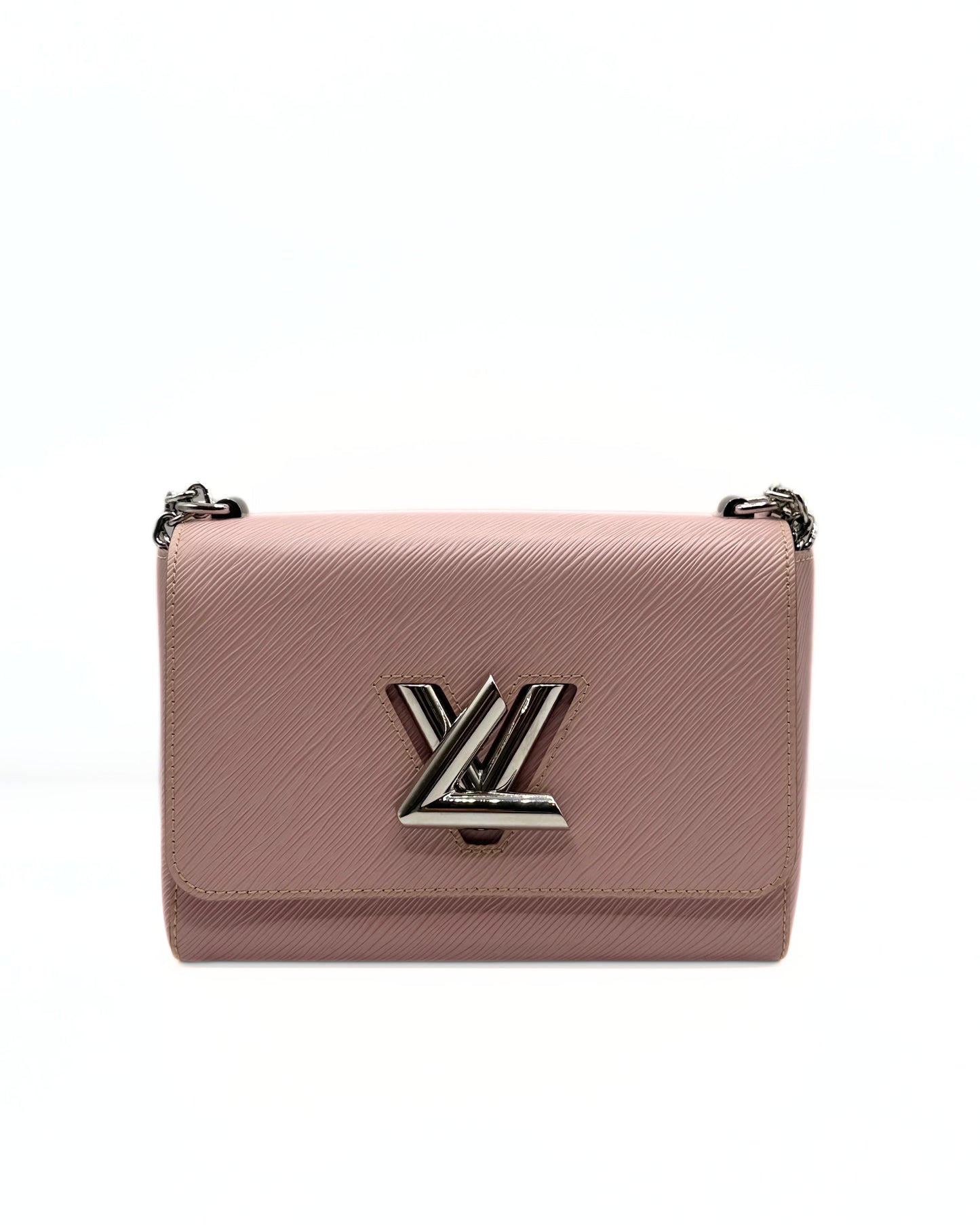 LOUIS VUITTON | Pink Epi Leather Twist MM Shoulder Bag