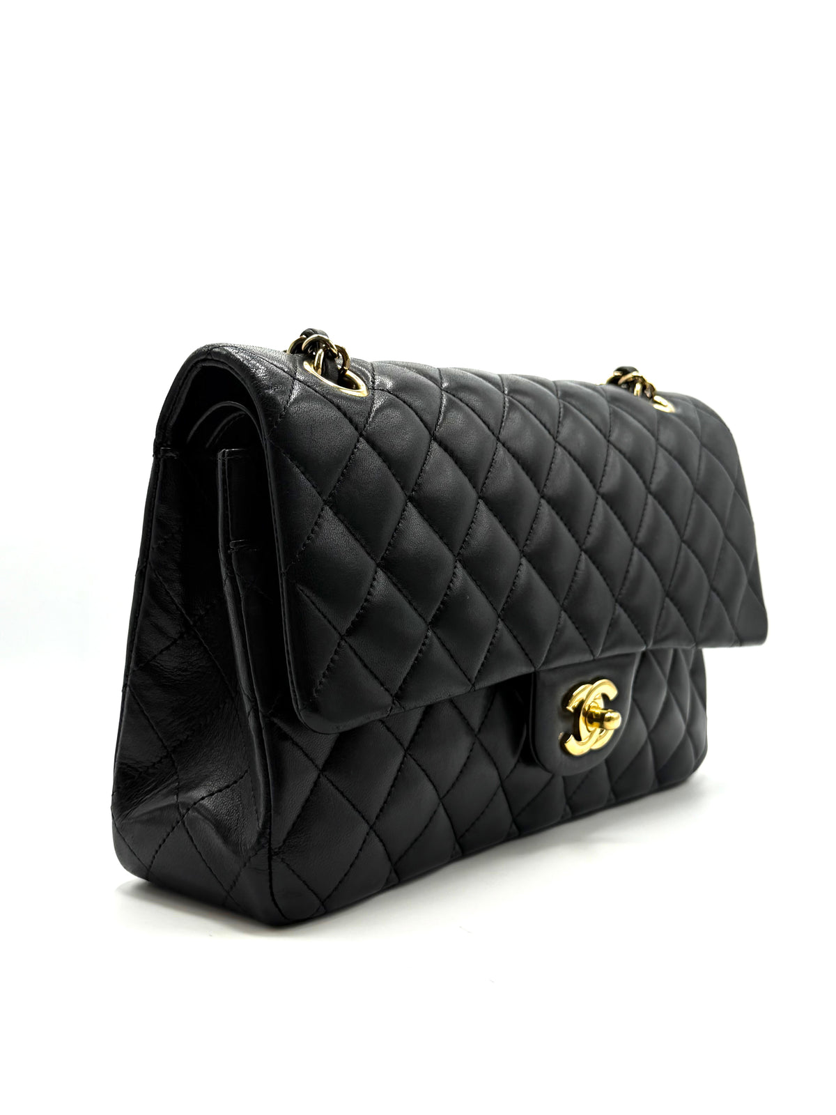 CHANEL | Timeless 2.5 Black Double Flap