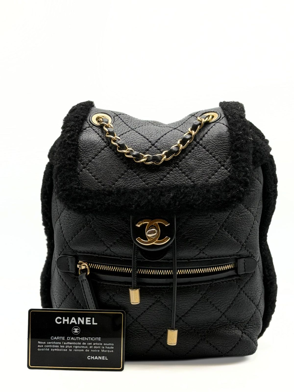 CHANEL | Paris-Hamburg Sherling Backpack