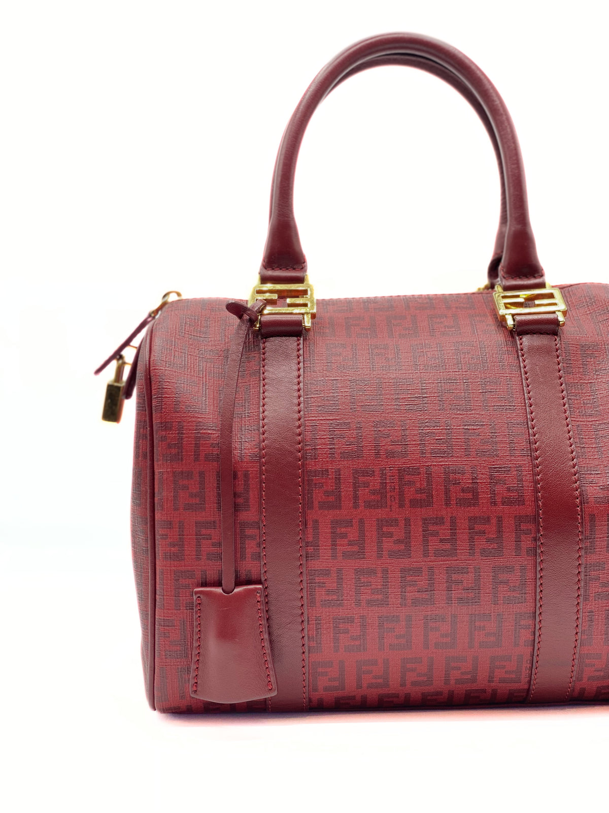 FENDI | Boston Medium in Zucchino Monogram