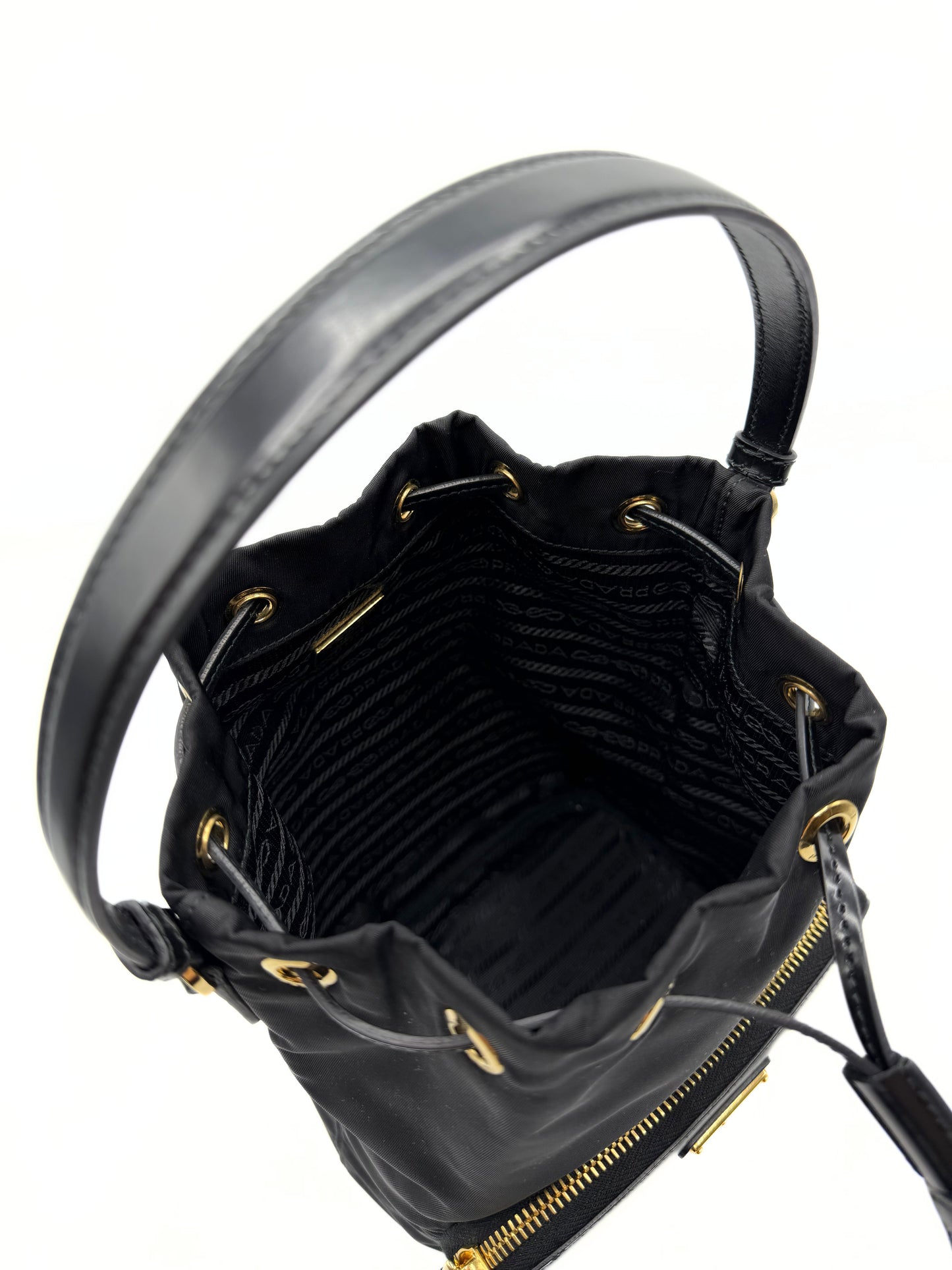 PRADA | Duet Re-Nylon Bucket Bag