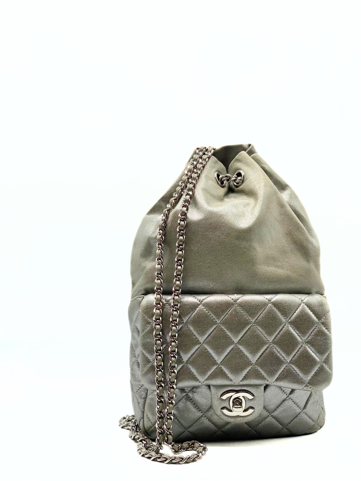 CHANEL | In Seoul Silver Backpack