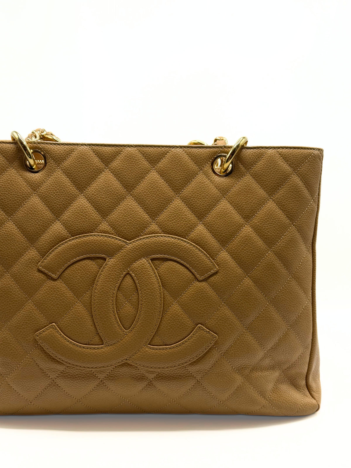 CHANEL | Grand Shopping Tote Bag Senape Vintage