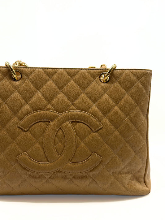 CHANEL | Grand Shopping Tote Bag Senape Vintage