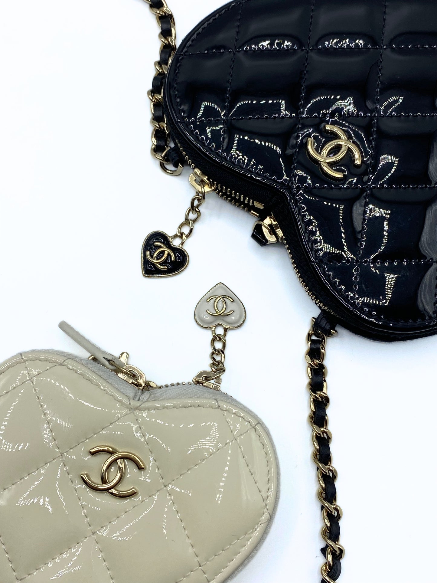 CHANEL | Double Heart Mini Chain Bag