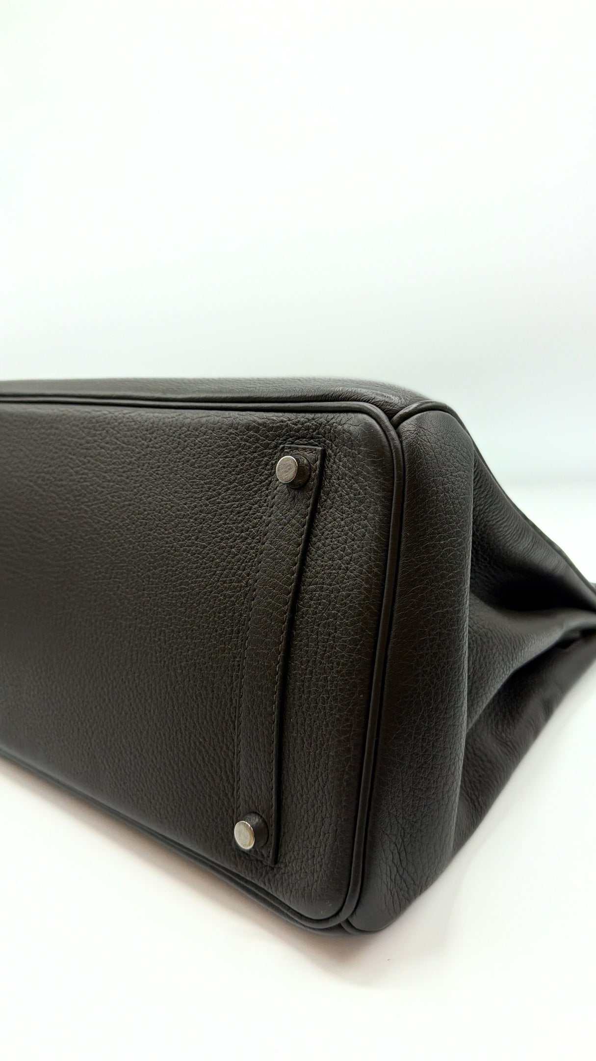 Hermès| Birkin 35 Graphite Clémence Palladium Hardware