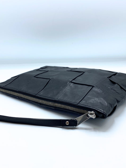 BOTTEGA VENETA | Intreccio Clutch Black