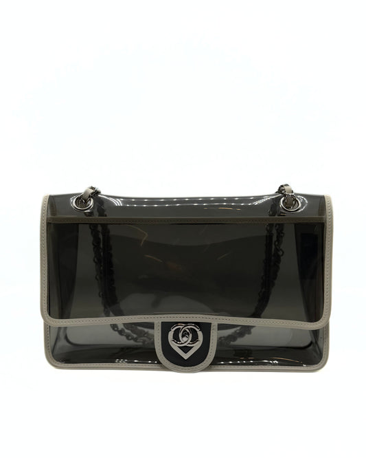 CHANEL| Vintage Heart CC "Naked" Single Flap Bag