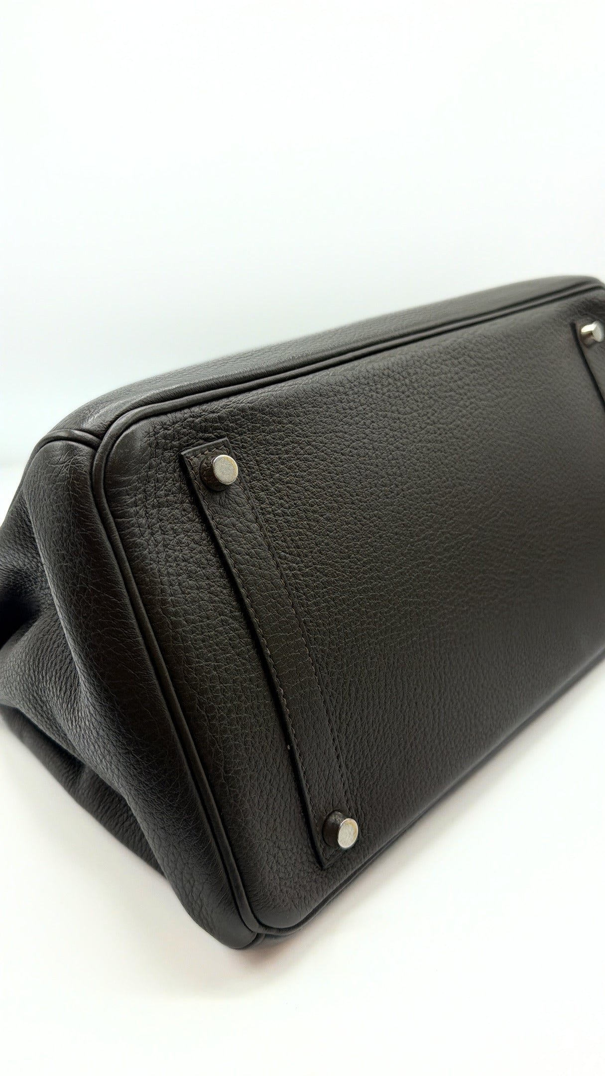 Hermès| Birkin 35 Graphite Clémence Palladium Hardware