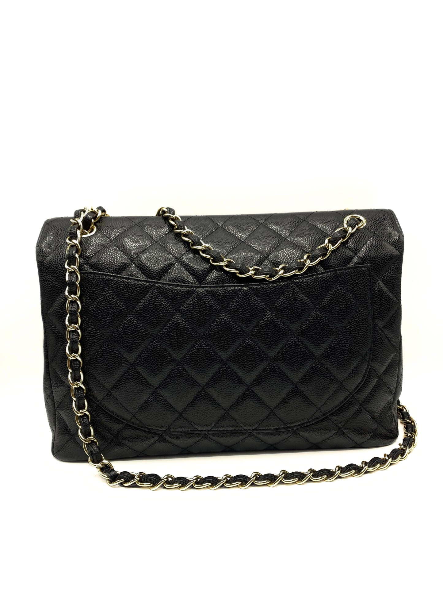 CHANEL | Maxi Jumbo Black Caviar
