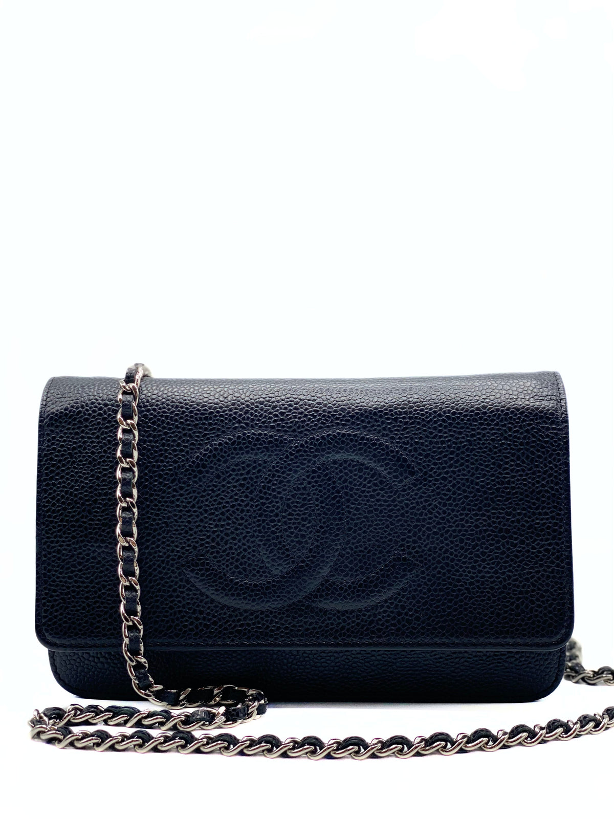 CHANEL | Wallet on Chain Black Caviar