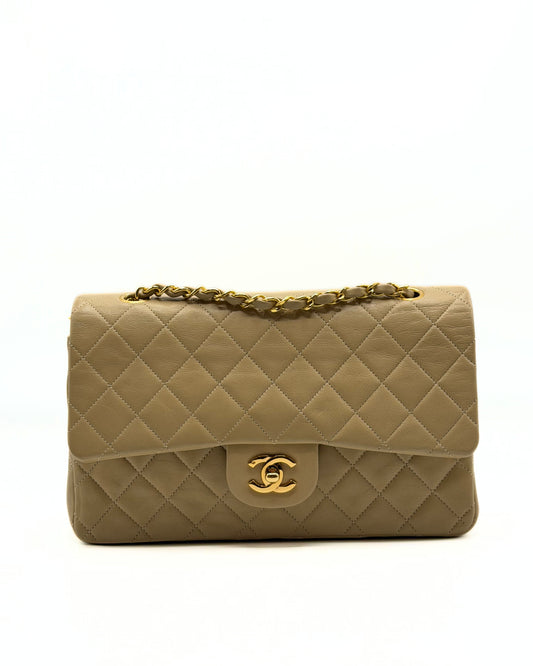 CHANEL | Vintage Medium Timeless Classic Beige Double Flap Bag