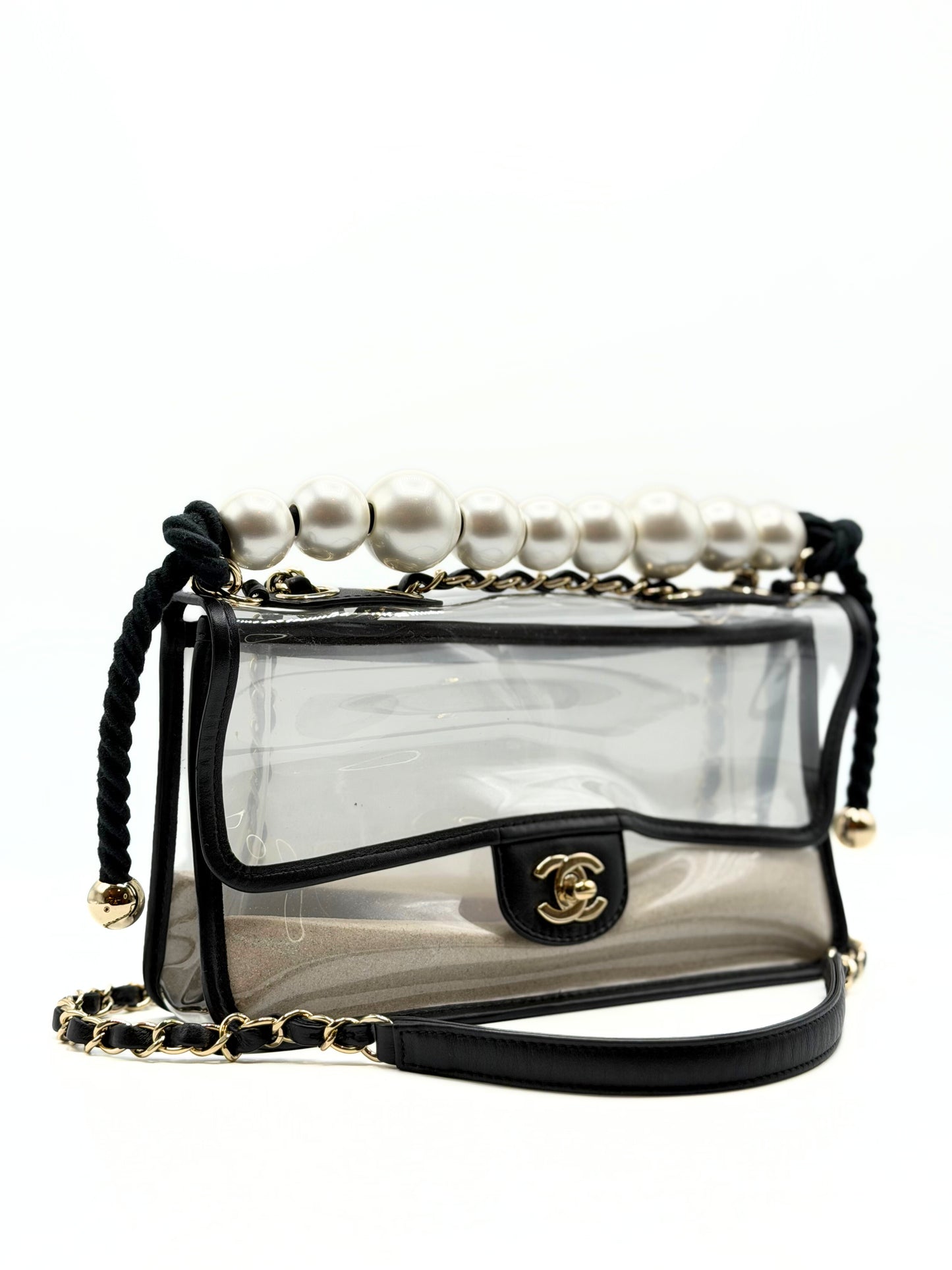CHANEL | Sand by the Sea Pearl Flap Bag