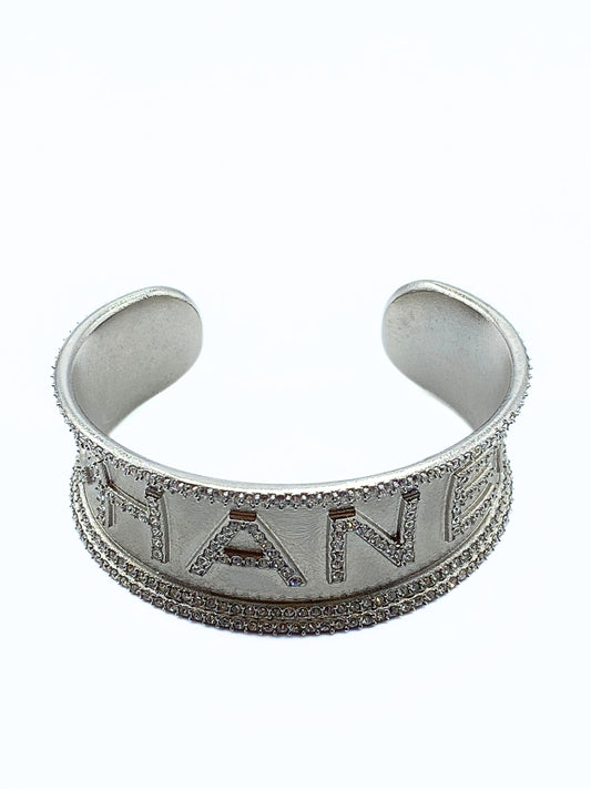 CHANEL | Silver Cuff Bracelet