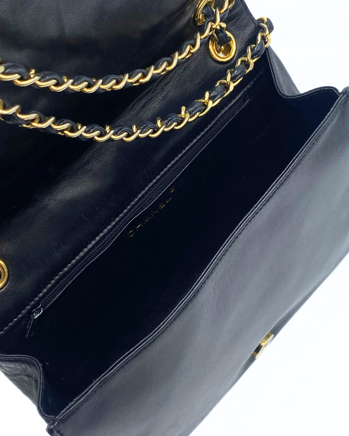 CHANEL | Vintage Cc Embossed Flap Bag