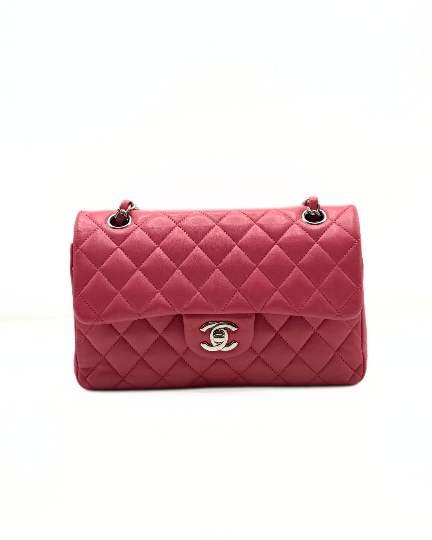 CHANEL | Classic Small Double Flap Raspberry Pink