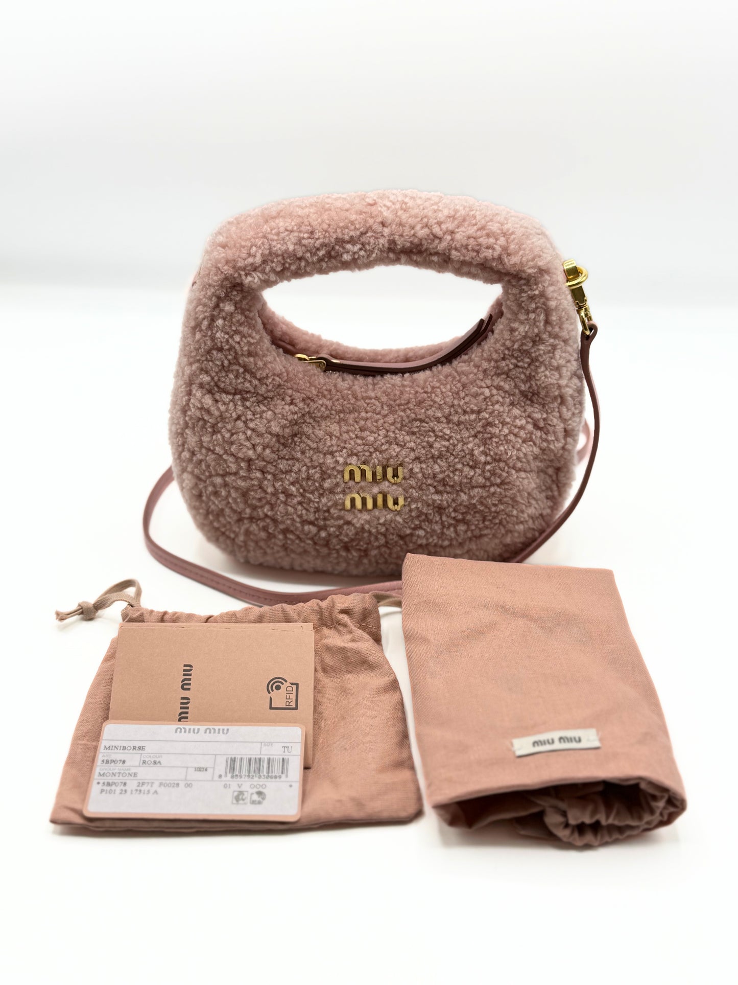 MIU MIU | Wander Mini Bag in Pink Montone