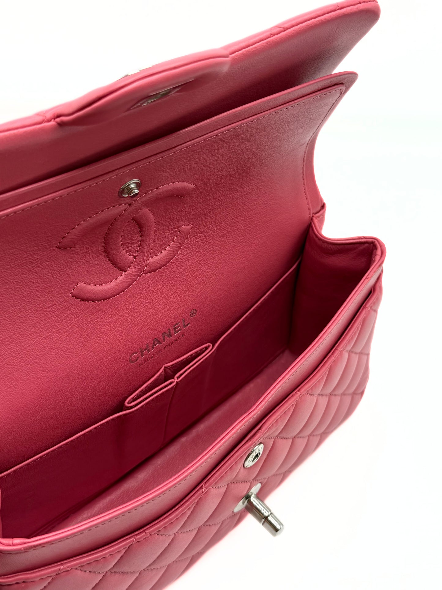 CHANEL | Classic Small Double Flap Raspberry Pink