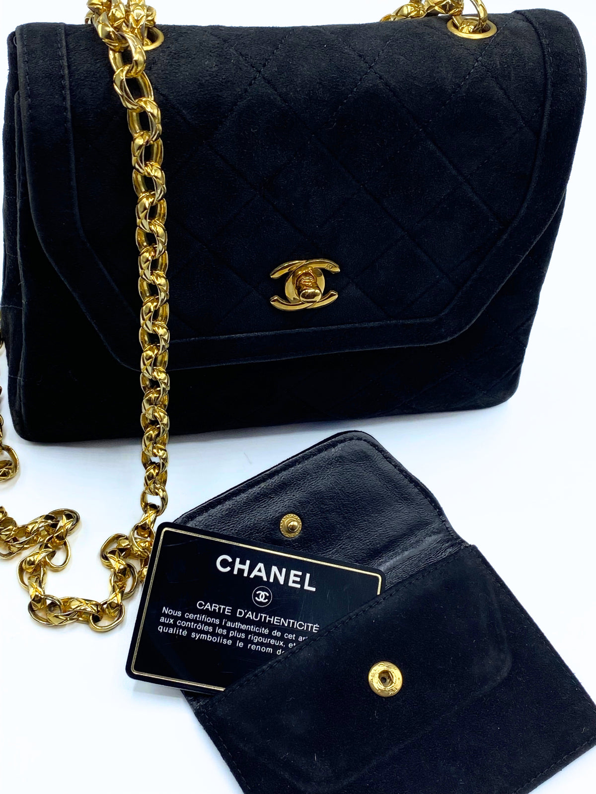 CHANEL | Diana Suade Vintage Bag