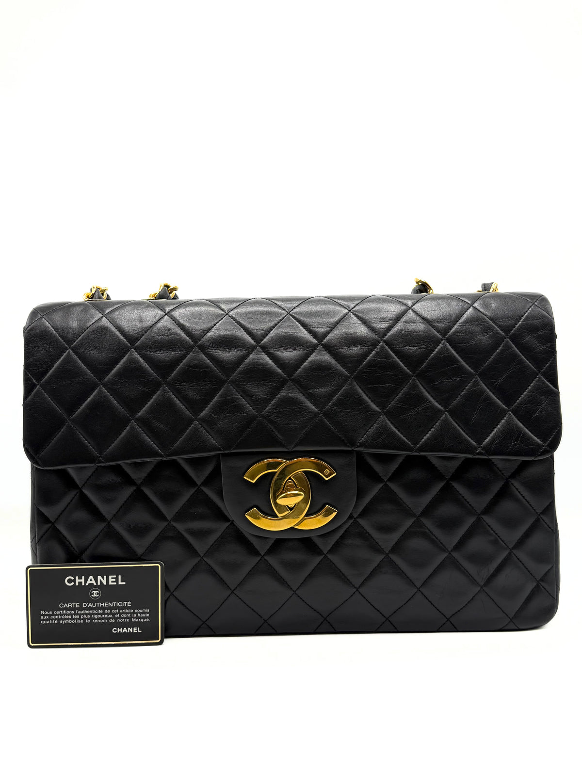 CHANEL | Maxi Logo Black Vintage