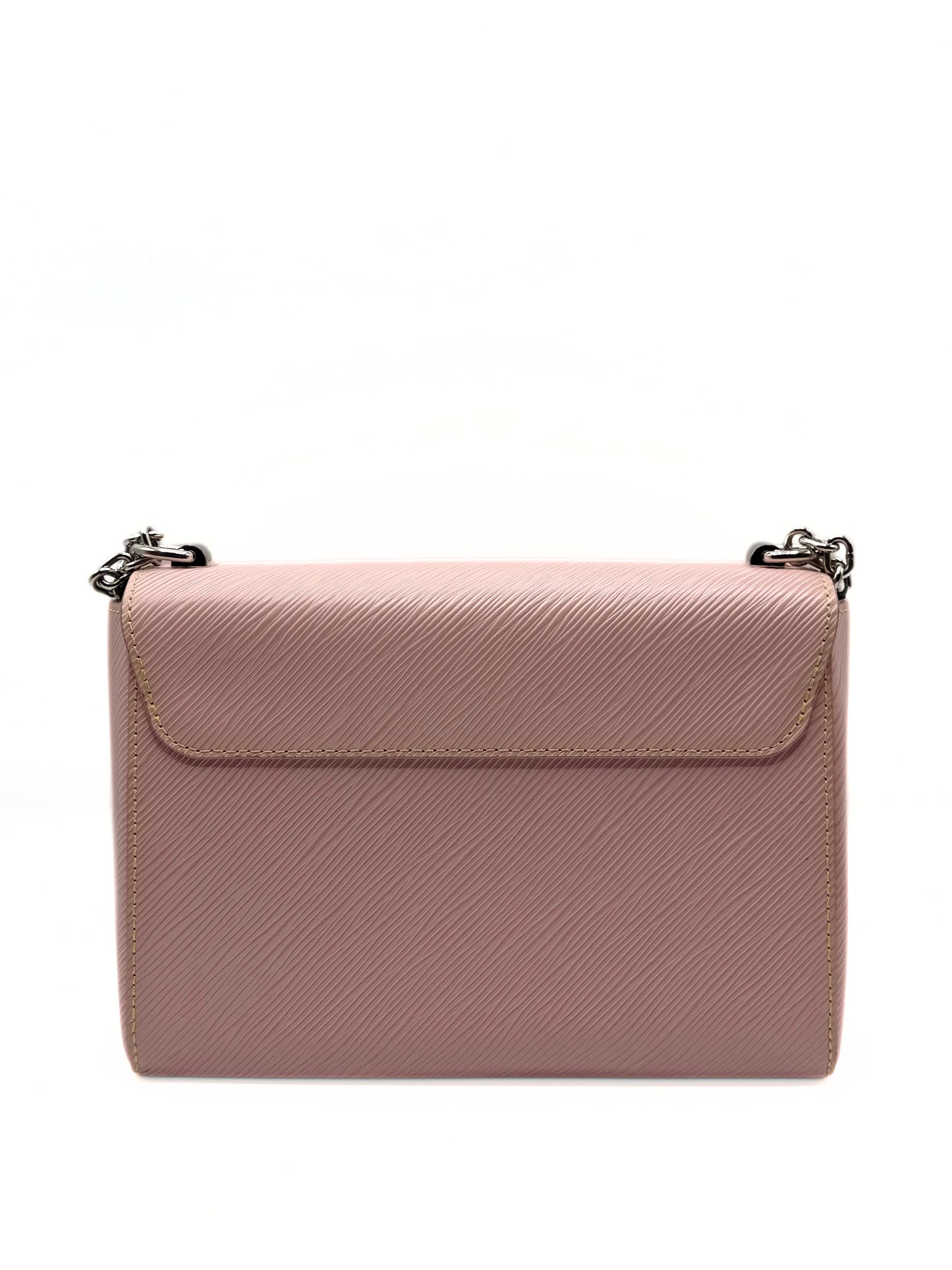 LOUIS VUITTON | Pink Epi Leather Twist MM Shoulder Bag