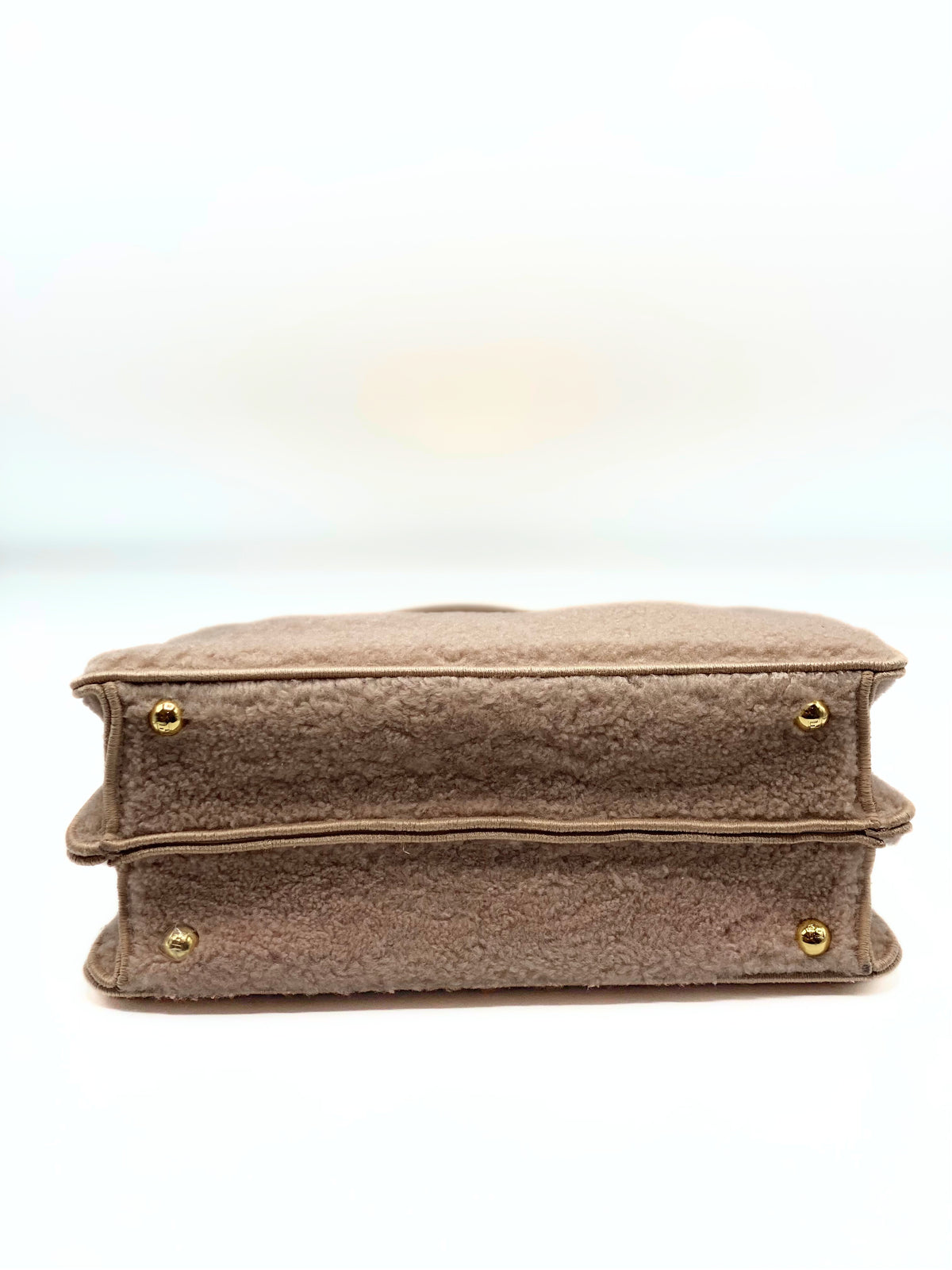 FENDI | Peekaboo Selleria Small Sheepskin Beige