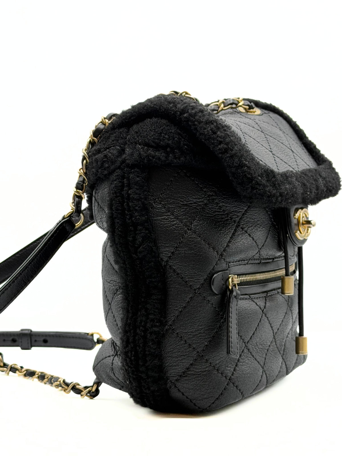 CHANEL | Paris-Hamburg Sherling Backpack