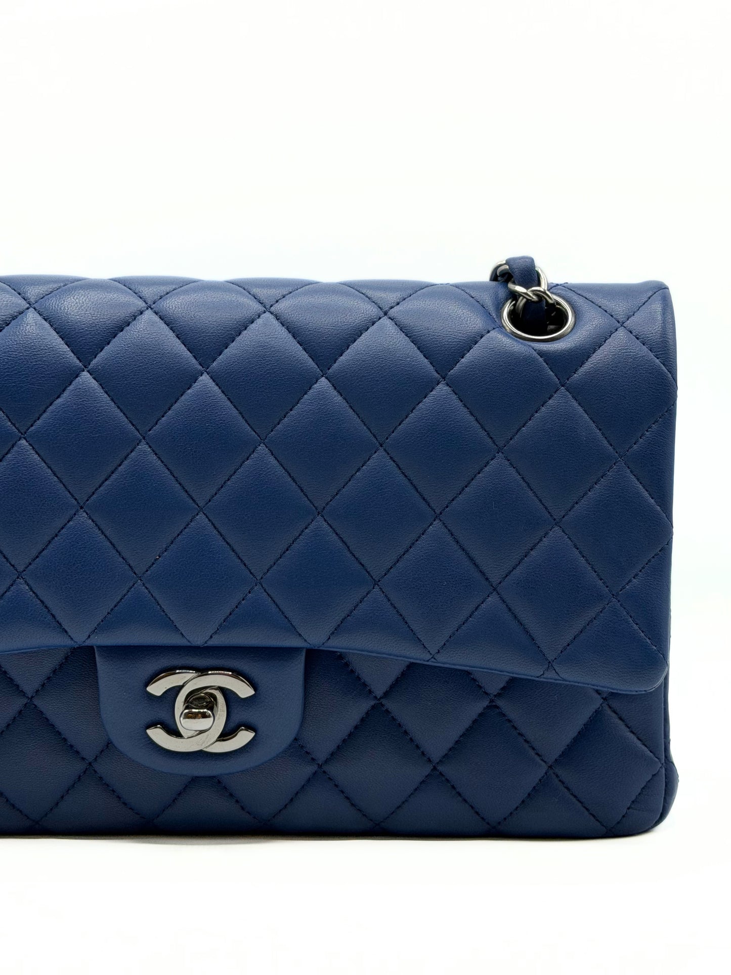 CHANEL | Classic Medium Double Flap Navy Blue