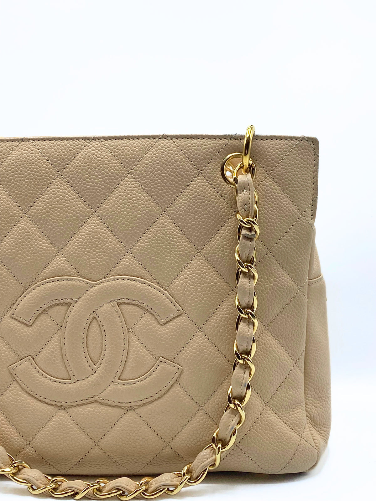 CHANEL | Pst In Beige Caviar