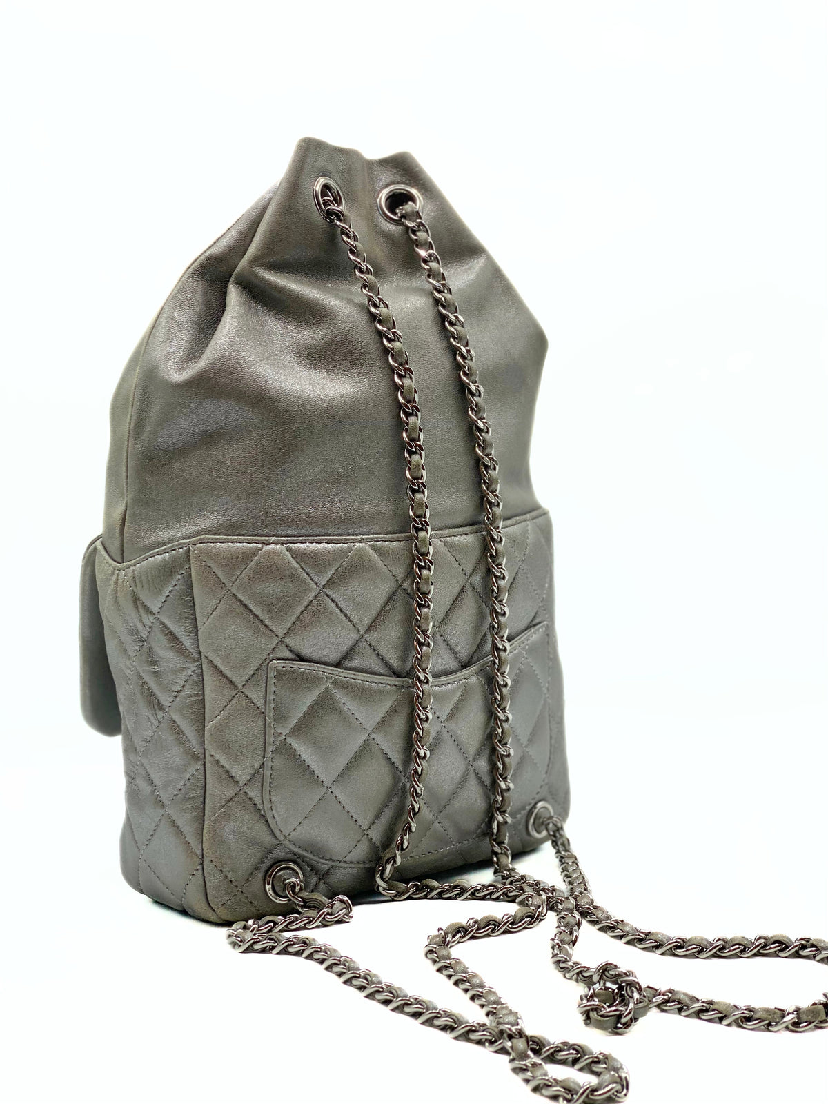 CHANEL | In Seoul Silver Backpack