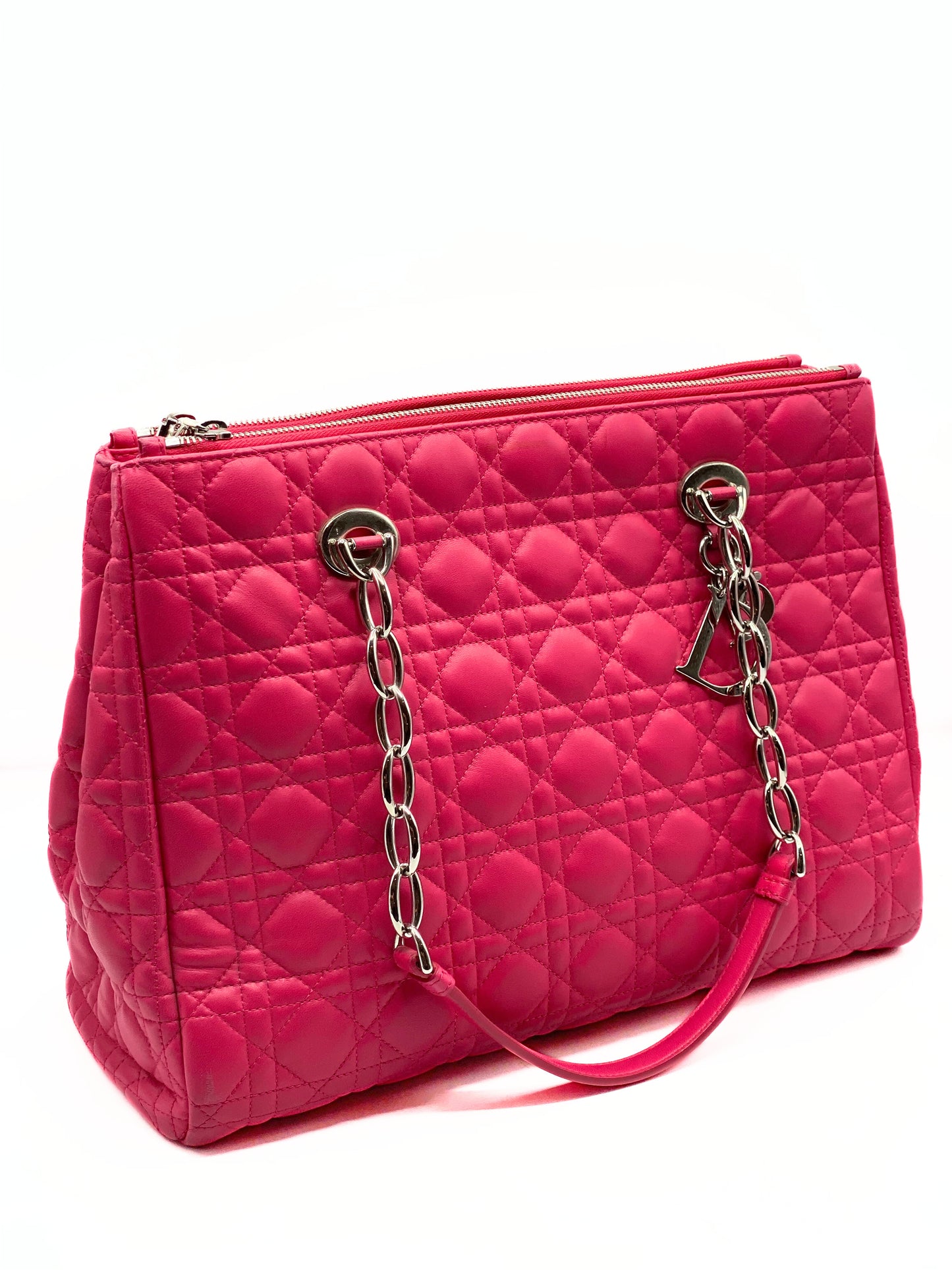 DIOR | Lady Shopper Fuschia Cannage