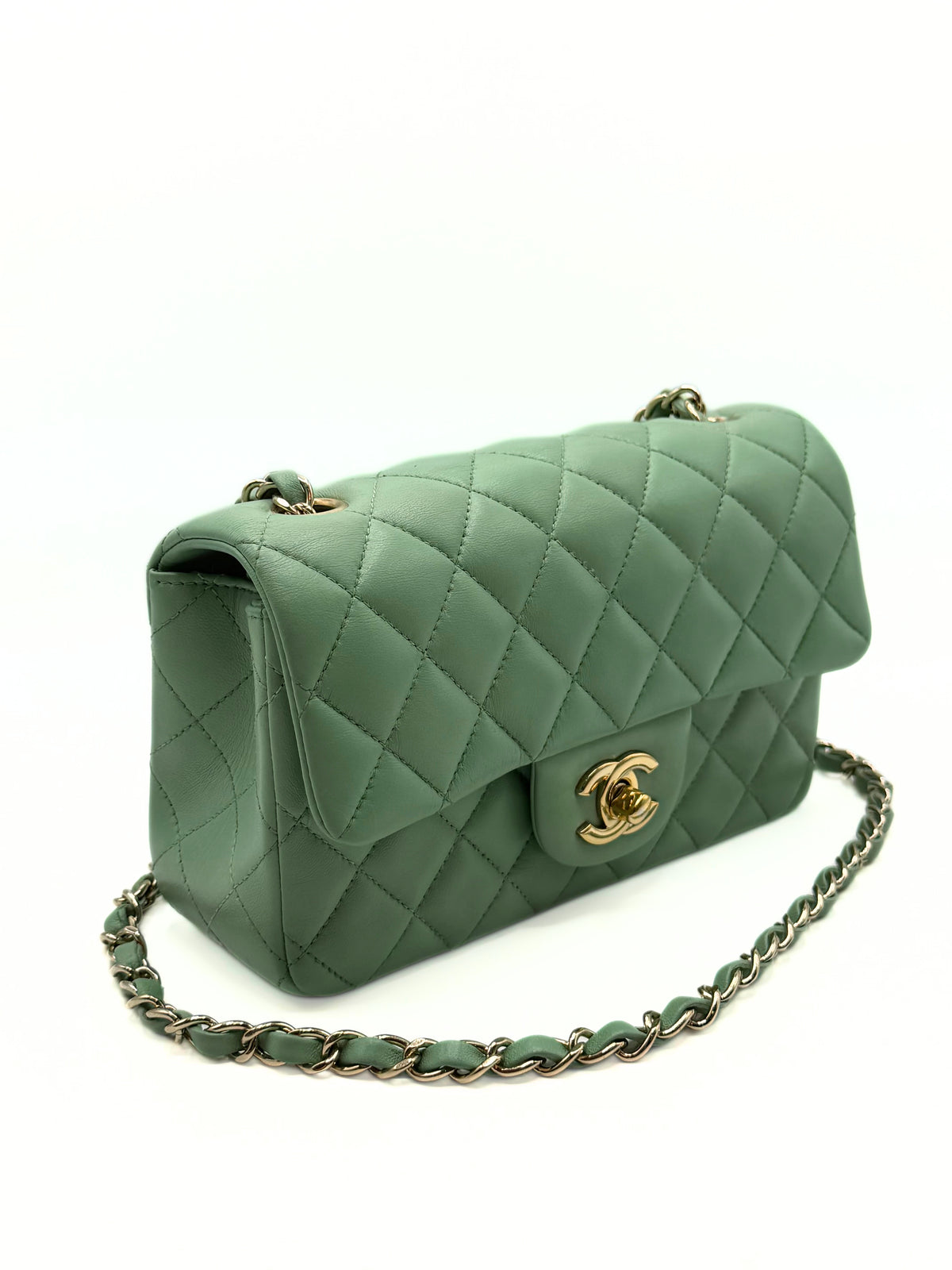 CHANEL | Mini Rectangular Pistacchio